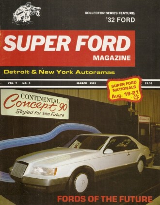 SUPER FORD 1982 MAR - PANTERA SPECIAL, PINTOS, CONTINENTAL CONCEPT 90, AFV